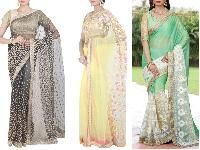 Designer Net Sarees