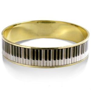 Piano Key Bangle Bracelet