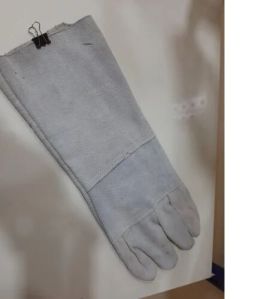 Grey Leather Welding Glove
