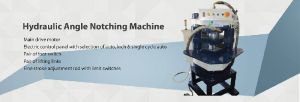 hydraulic angle notching machine