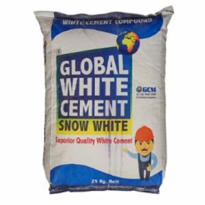 25 Kg Global White Cement