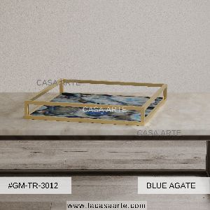 Blue Agate Tray