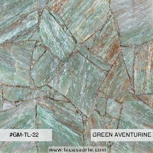 Green Aventurine Semi Precious Stone Slab Tile