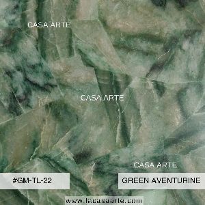 Green Aventurine Semi Precious Stone Slab Tile
