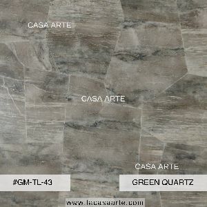 Green Quartz Semi Precious Stone Slab Tile