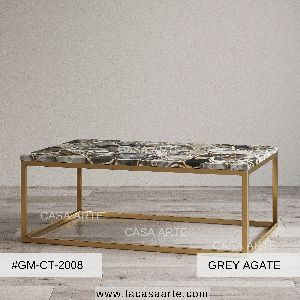 Grey Agate Coffee Center Table