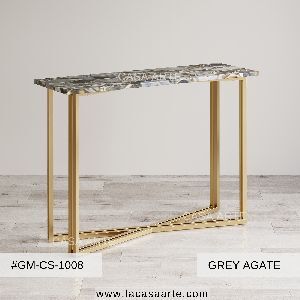 Grey Agate Console Table