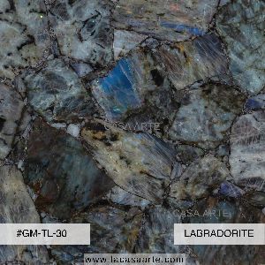 Labradorite Semi Precious Stone Slab Tile