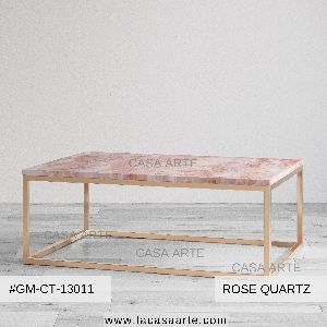 Rose Quartz Coffee Center Table