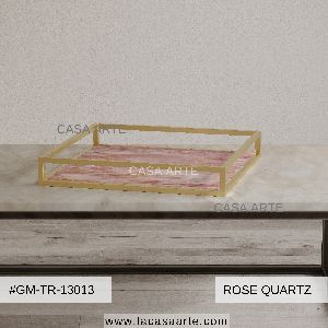 Rose Quartz Serving Tray