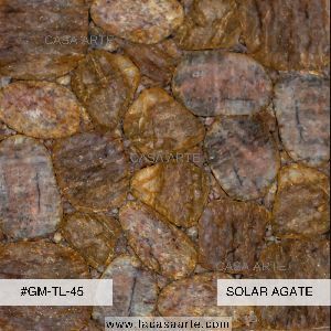 Solar Agate Semi Precious Stone Slab Tile