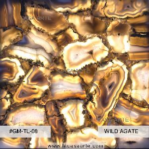 Wild Agate Semi Precious Stone Slab