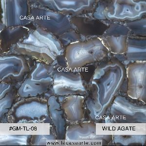 Wild Agate Semi Precious Stone Slab