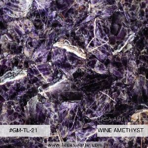 Amethyst Semi Precious Stone Slab Tile