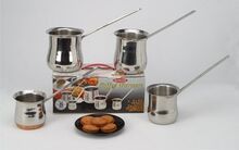 Stainless Steel Coffee Warmer Tubular Handle