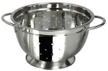 Stainless steel colander