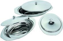 stainless steel dishes