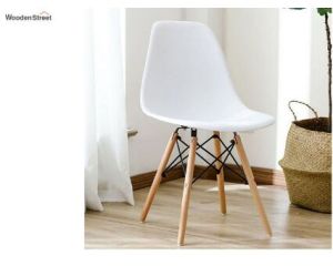 ABS Plastic and Wood Modern Iconic Chair