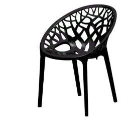 Iron Black Crystal Chair