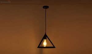 Triangular Single Hanging Light