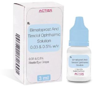 Bimatoprost And Timolol Drops