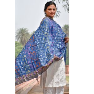 kantha embroidery dupatta