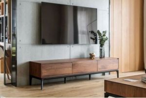 78x40x110cm Mango Wood Television Cabinet