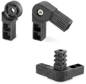 Square tube connectors