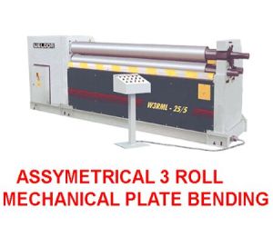 Assymetrical 3 Roll Mechanical Plate Bending Machine