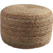 Braided Hemp Pouf