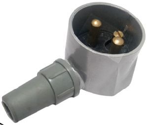 20 AMP 2 Pole Heavy Duty Metal Clad Plug