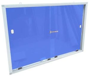 Sliding Glass Notice Board