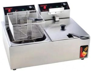 Double Pan Electric Deep Fryer