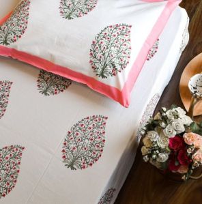 Hand Block Bed Sheets