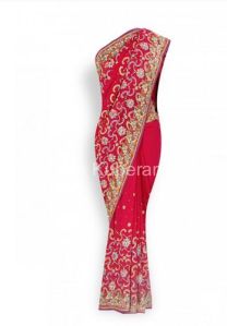 pure crepe saree