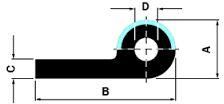 Hollow Dam Gate Bulb Seal