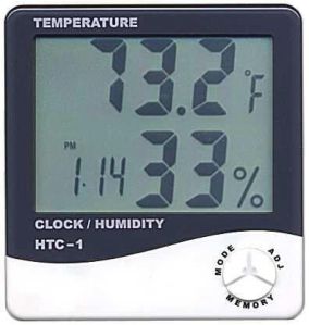 Digital Thermo Hygrometer with Clock