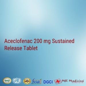 Aceclofenac 200 mg Sustained Release Tablet
