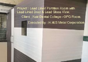 Lead Lined Partition