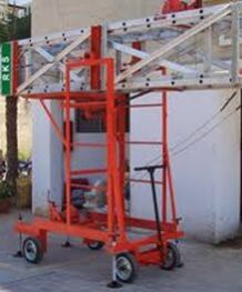 Mobile Telescopic Tiltable Ladder Trolley