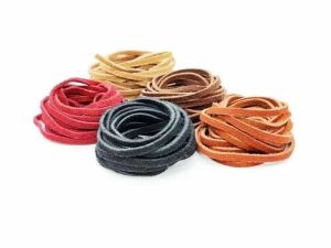 Suede Leather Shoelaces