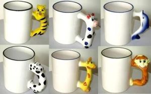 Animal Handle Mugs