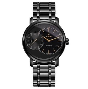 Black Rado Mens Diamaster Ceramic Watch