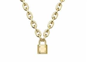 Gold Plated 25 mm Mens Link Chain
