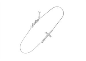 Sideways Cross Bracelet