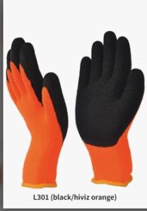Hi-Viz Grip Crinkled Latex Coating Gloves