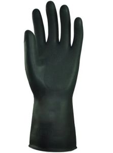 Male Black Heavy Latex Gloves