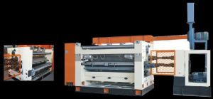 FINGERLESS SINGLE FACER CORRUGATING MACHINE