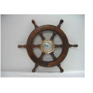 Wooden Ship Wheel