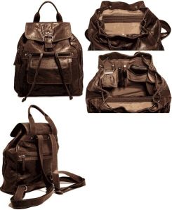 Leather Backpack Bag Bplb0001